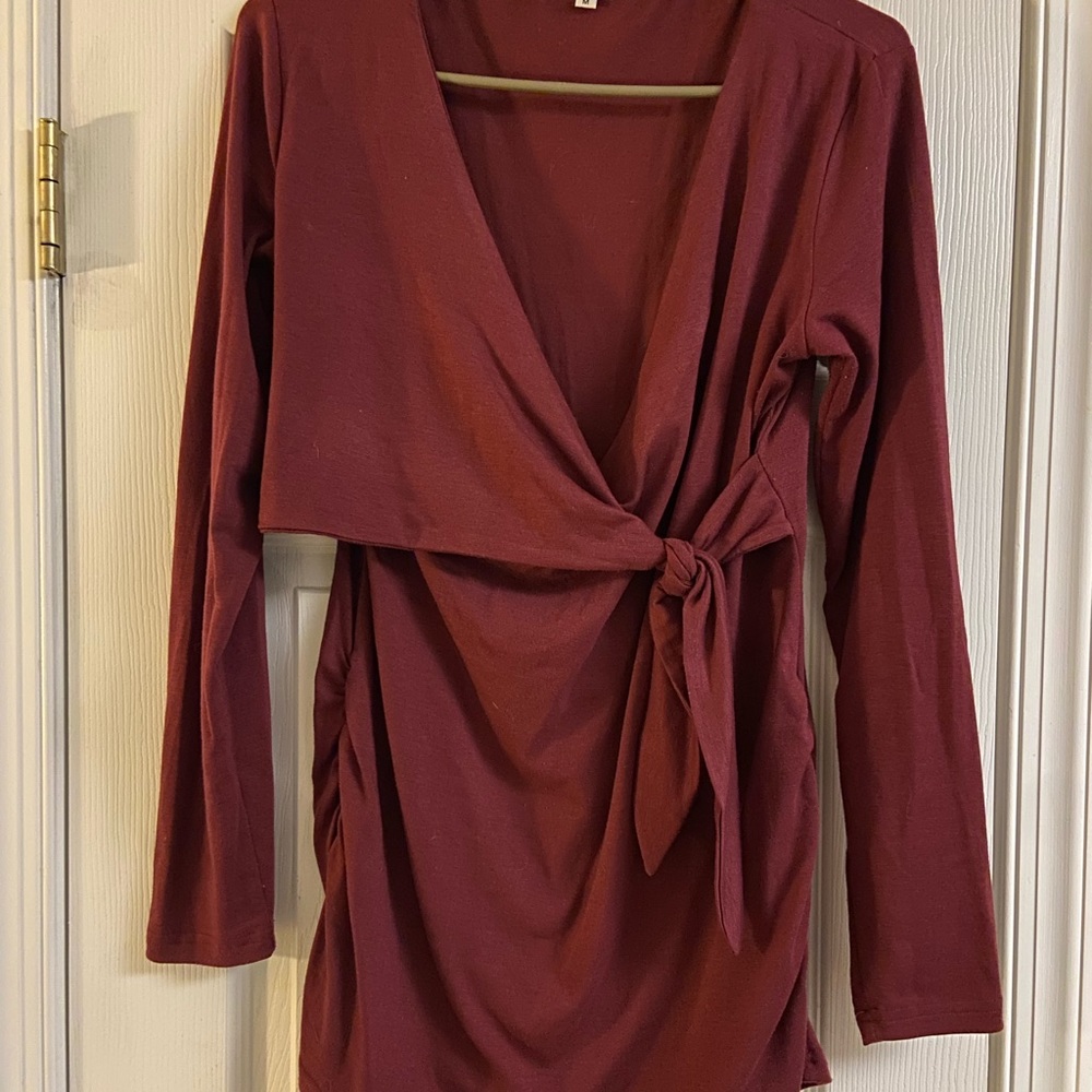 3/4 sleeve maternity top